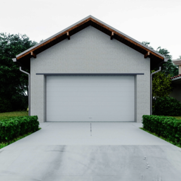 Un garage fermé 